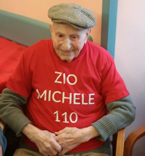 Michele Gai compie 110 anni: festa  alla Casa di riposo "Quaglia" di Diano Castello