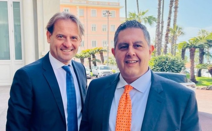 Da sinistra, Marco Scajola e Giovanni Toti Da sinistra, Marco Scajola e Giovanni Toti