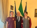 Imperia, le nuotatrici Martina Acquarone e Anna Balbis ricevute a Palazzo Civico dal sindaco Scajola