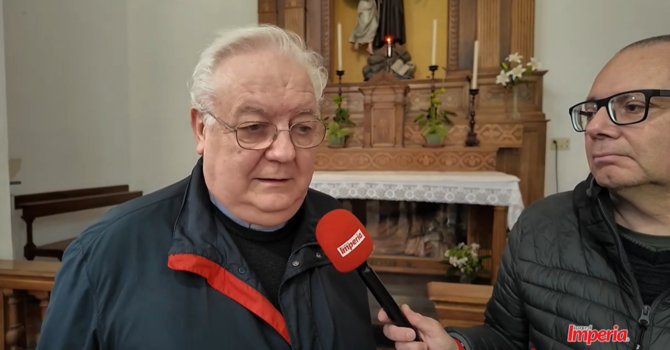 Pasqua, il messaggio di pace di monsignor Fabbris alla comunità imperiese (Video)