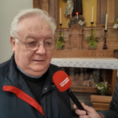 Pasqua, il messaggio di pace di monsignor Fabbris alla comunità imperiese (Video)