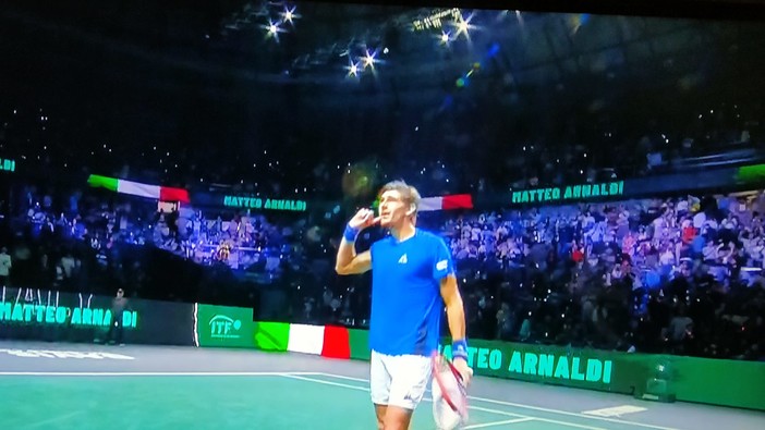 Gli azzurri del tennis riportano la Davis in Italia grazie al nostro Arnaldi