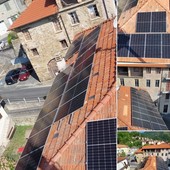 Completato a Mendatica il parco fotovoltaico sulla copertura del palazzo comunale