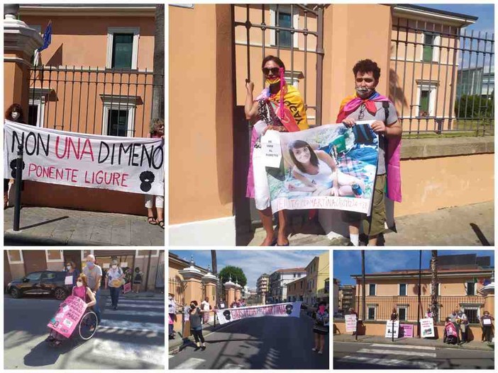 Imperia: il comitato 'Non una di meno' chiede giustizia per Martina Rossi, sit in davanti al tribunale (foto e video) Imperia: il comitato 'Non una di meno' chiede giustizia per Martina Rossi, sit in davanti al tribunale (foto e video)
