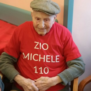 Michele Gai compie 110 anni: festa  alla Casa di riposo "Quaglia" di Diano Castello
