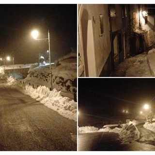 Neve a Upega, cartoline da favola dal paese che piace agli imperiesi