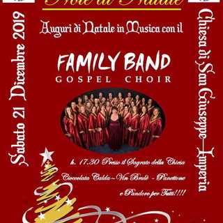 Imperia: tra le iniziative natalizie del Circolo Borgo Fondura anche un concerto gospel con la 'Family Band Gospel Choir'