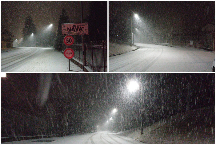 Abbondante nevicata sul Colle di Nava (Video) Abbondante nevicata sul Colle di Nava (Video)
