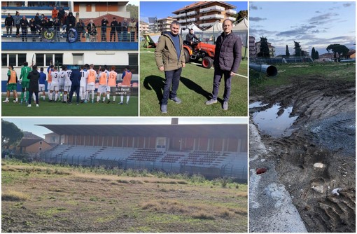 Calcio, nuove docce per il "Marco Polo" di Andora, previsti interventi anche sul manto erboso Calcio, nuove docce per il "Marco Polo" di Andora, previsti interventi anche sul manto erboso