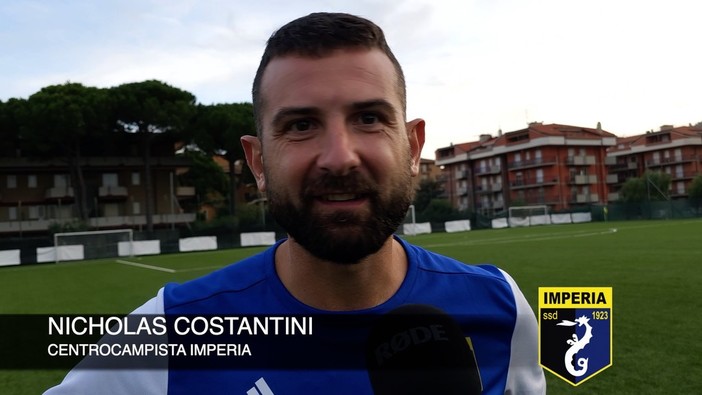 Calcio, Imperia. Le pennellate di Costantini stendono la Cairese: "Tra le due punizioni scelgo la prima. Mister Buttu fuori categoria" (video)