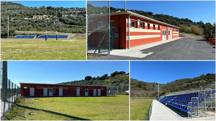 Imperia, restyling del campo da rugby 'Pino Valle': amichevole internazionale per l'inaugurazione