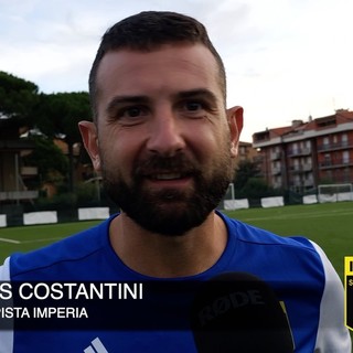 Calcio, Imperia. Le pennellate di Costantini stendono la Cairese: "Tra le due punizioni scelgo la prima. Mister Buttu fuori categoria" (video)