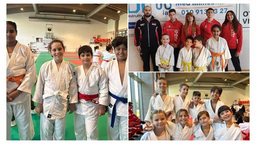 Grandi emozioni per l’OK Club Imperia, 16 giovani judoka conquistano 16 medaglie ad Arenzano