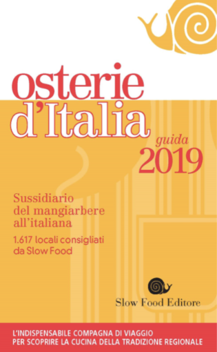 Quattro ristoranti imperiesi nella guida alle osterie d'Italia 2019 di Slow Food presentata al Salone del Gusto