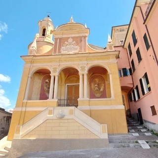 Completato l’intervento di risanamento conservativo della facciata dell'oratorio di San Pietro al Parasio di Imperia