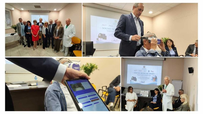 Donato all’Ospedale di Imperia il sistema di ipnosi digitale HypnoVR