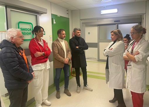 Imperia, Alessandro Piana in visita al pronto soccorso Imperia, Alessandro Piana in visita al pronto soccorso