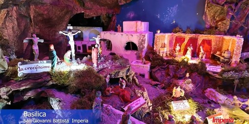 Il presepe pasquale della Basilica di San Giovanni Battista a Oneglia, fede e tradizione (Video)