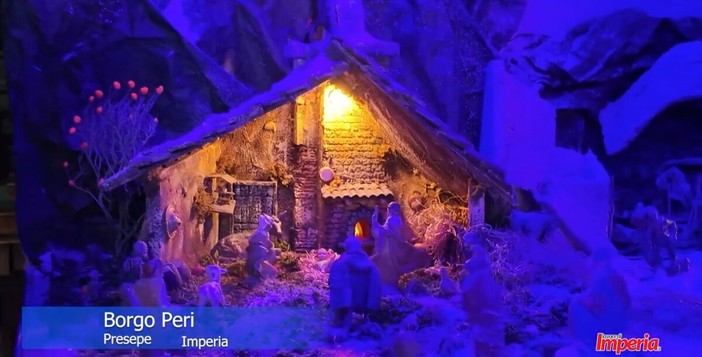 Un presepe sotto la neve: l’arte della Confraternita di  San Martino  incanta Borgo Peri (Video)
