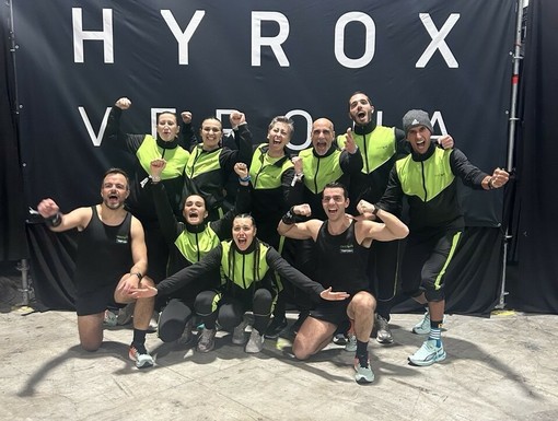 Hyrox Verona 2025, impresa storica per la Palestra Creativa di Imperia