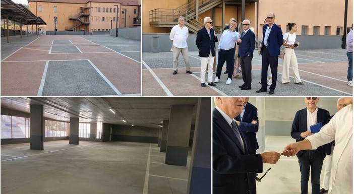 Inaugurati i nuovi parcheggi della scuola di piazza Calvi: due aree di sosta, una superiore da 41 posti e una inferiore da 17 Inaugurati i nuovi parcheggi della scuola di piazza Calvi: due aree di sosta, una superiore da 41 posti e una inferiore da 17