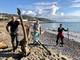 San Lorenzo al Mare, dopo l'alluvione ripulite le spiagge invase da plastica e legname (Foto)
