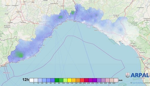 Maltempo: Arpal fissa allerta meteo nel Ponente Ligure fino alle 16 di questo pomeriggio, miglioramento fino a sabato