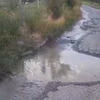 Acquedotto colabrodo, nuova importante perdita d’acqua sulle alture di Oneglia Acquedotto colabrodo, nuova importante perdita d’acqua sulle alture di Oneglia