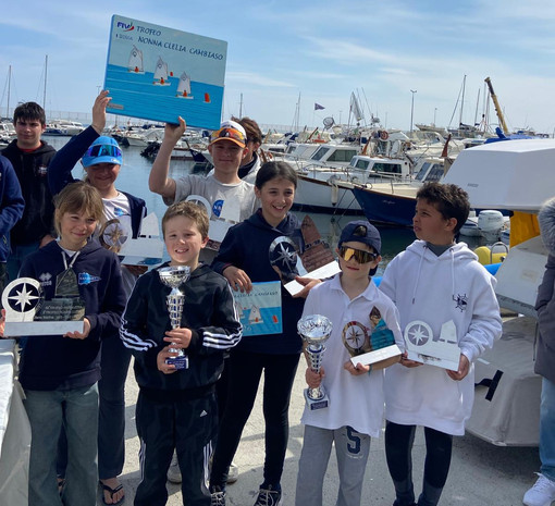 I futuri campioni della vela ospiti del Club del Mare di Diano Marina