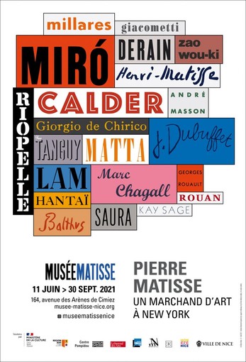 Mostra ‘Pierre Matisse, un mercante d'arte a New York’  al Museo Matisse di Nizza