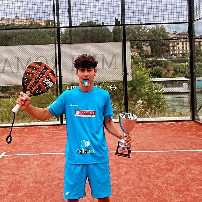 Pietro Giovannini campione italiano padel under 16 per la seconda volta Pietro Giovannini campione italiano padel under 16 per la seconda volta