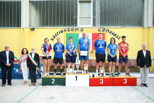 Pontedassio, Bottero e Bagalà conquistano il titolo italiano di tiro di precisione di petanque