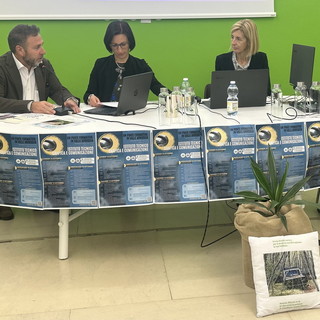 Pieve di Teco: il Presidente f.f. Alessandro Piana alla presentazione del nuovo Istituto di grafica e comunicazione