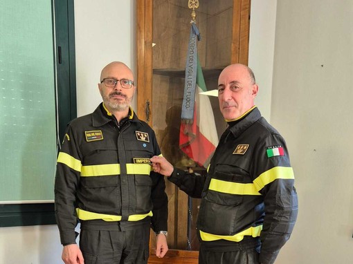 Paternò nuovo comandante dei vigili del fuoco di Imperia