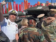 Il dianese Vittorio Parrella alla mostra dei mezzi ucraini sequestrati dai soldati russi