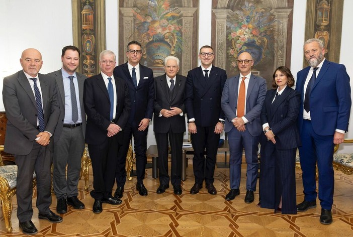 75° anniversario di Federcasa, Antonio Parolini incontra il Presidente della Repubblica Sergio Mattarella 75° anniversario di Federcasa, Antonio Parolini incontra il Presidente della Repubblica Sergio Mattarella