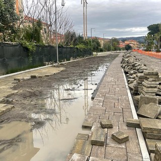 Parcheggio ex stazione a Diano Marina distrutto dai lavori dell'acquedotto, denuncia di Bellacicco
