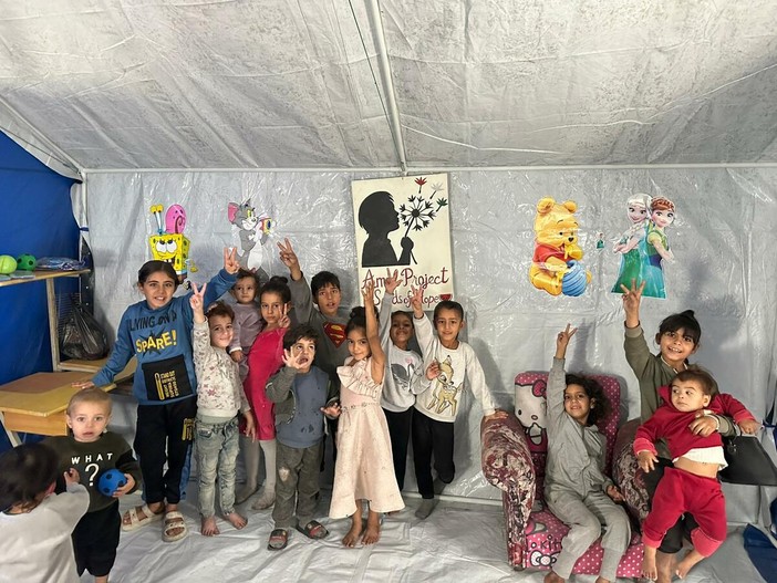 Un angolo sicuro per i bambini di Gaza: il progetto di Najlaa Naji arriva a Imperia Un angolo sicuro per i bambini di Gaza: il progetto di Najlaa Naji arriva a Imperia