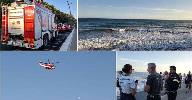 Imperia, allarme per una possibile persona dispersa in mare alla Galeazza