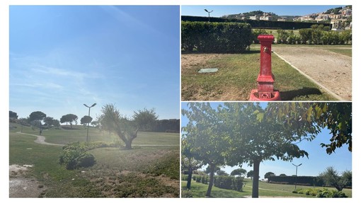 Parco Urbano di Imperia, cittadini segnalano: “Mancano bagni e fontanelle nella nuova area”