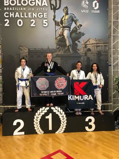 Brazilian Jiu Jitsu, tris di medaglie per Irene Sardo della Tribe Jiu Jitsu Imperia