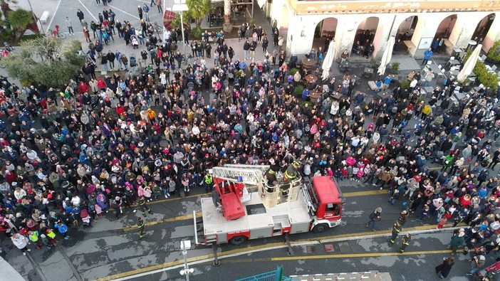 Manifestazione 'Pompieropoli' dei Vigili del Fuoco a Imperia
