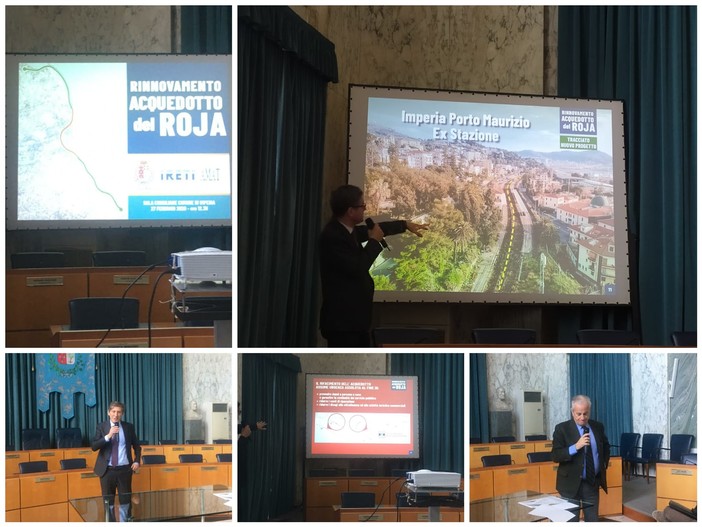 Imperia: presentato il progetto del primo lotto del nuovo acquedotto, Scajola "Problema idrico in provincia enorme" (foto e video) Imperia: presentato il progetto del primo lotto del nuovo acquedotto, Scajola "Problema idrico in provincia enorme" (foto e video)