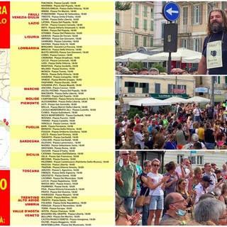 Sabato a Sanremo e Imperia nuova protesta 'Basta Dittatura' contro l'obbligo del green pass