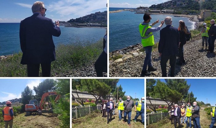 Imperia: ufficiale il via ai lavori della pista ciclabile, Scajola: "Modificato tutto il progetto iniziale" (foto e video) Imperia: ufficiale il via ai lavori della pista ciclabile, Scajola: "Modificato tutto il progetto iniziale" (foto e video)