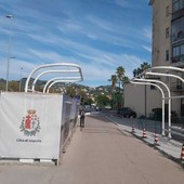 Navetta a guida autonoma, installata la pensilina in via Trento