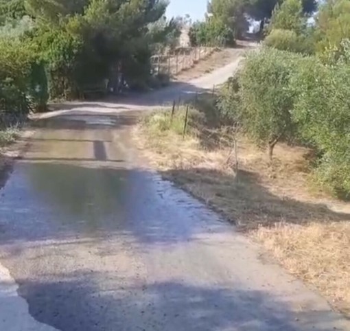 Regione Panegai, torna l'emergenza perdite: da una settimana acqua dispersa tra Villaggio Merea e Passo del Maggiore