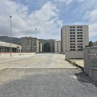 Imperia, quasi pronto il nuovo parcheggio dei bus alla stazione