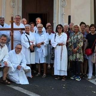 Ferragosto, pellegrinaggio a piedi da Porto Maurizio al Santuario di Piani