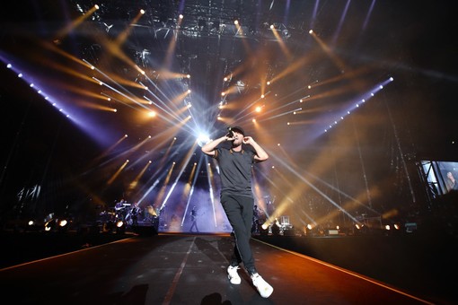 Raf in ‘La mia Casa Tour 2023' al teatro Ariston di Sanremo